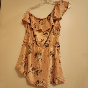Off the shoulder floral top